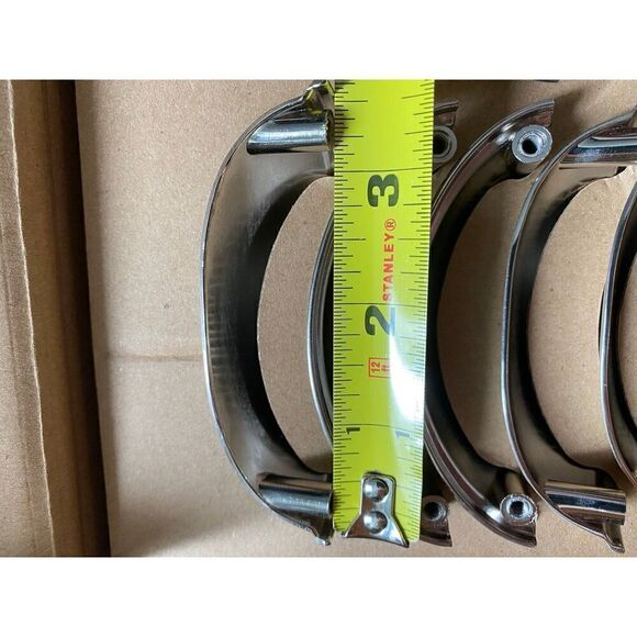 Ravinte 10 Pack of Brushed Nickel Cup Drawer Pulls - Picture 5 of 8